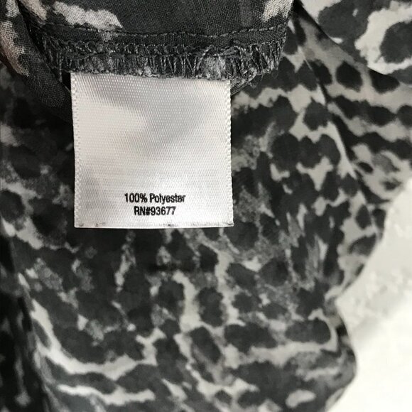 a.n.a. Sheer Animal Print Blouse 3/$18 - Picture 4 of 4